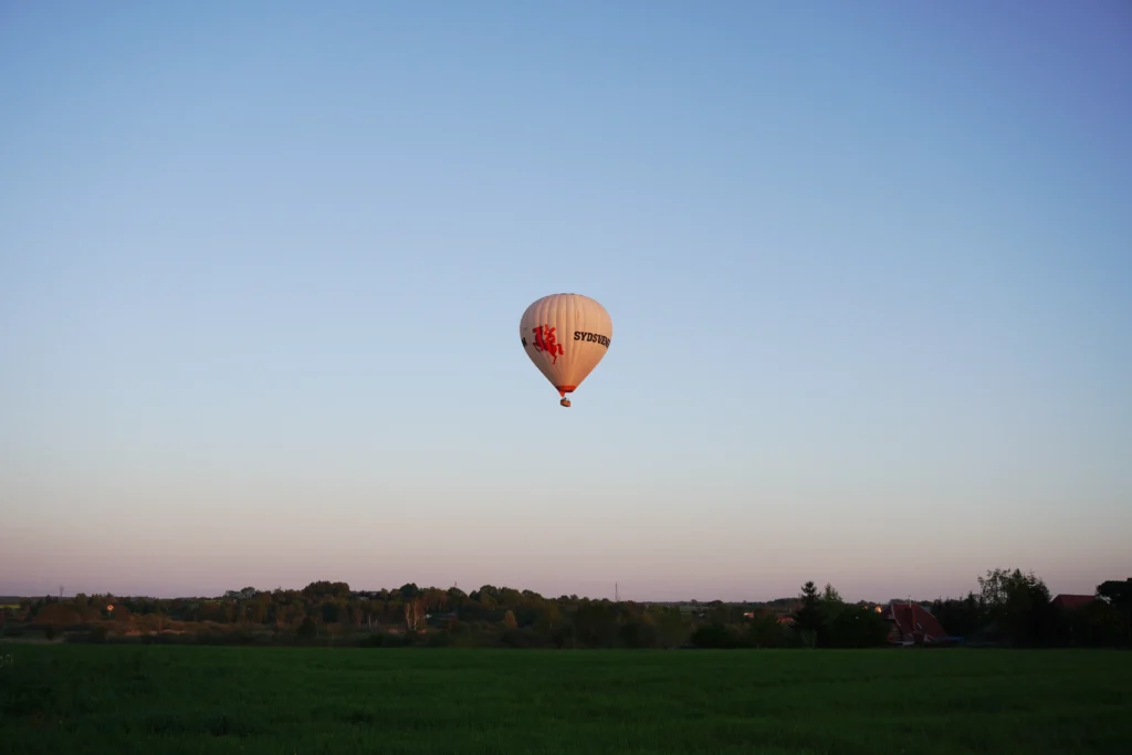 balon na ogrzane powietrze